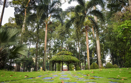 Beautiful Park in Ho Chi Minh city, Vietnamの写真素材