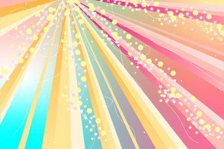 Abstract background in bright colors with linesの写真素材
