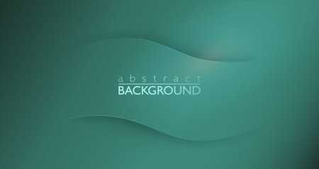 Abstract luxury dark turquoise template design. Contemporary style graphic for presentation, banner, cover, web, flyer, card, poster, wallpaper, texture, slide, social media.のイラスト素材