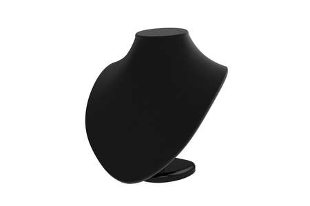 Black necklace displayの写真素材