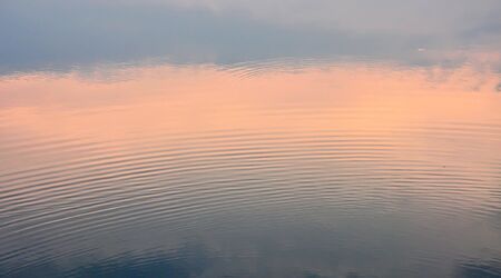 sunset on river, thailand 