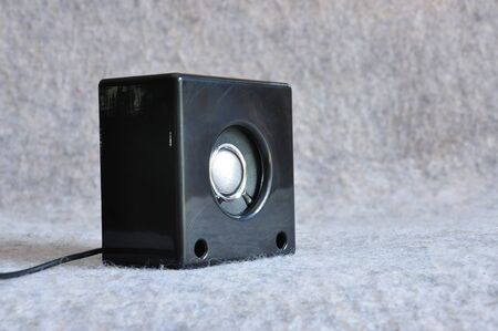 Black loud speakerの写真素材