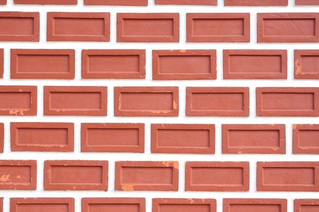 red brick wallの写真素材