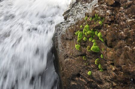 Close up of waterfallの写真素材