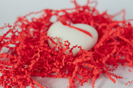 Candles with a red bowの写真素材