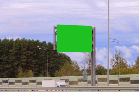 Large billboards for outdoor advertising along the roads. Background for design.の写真素材