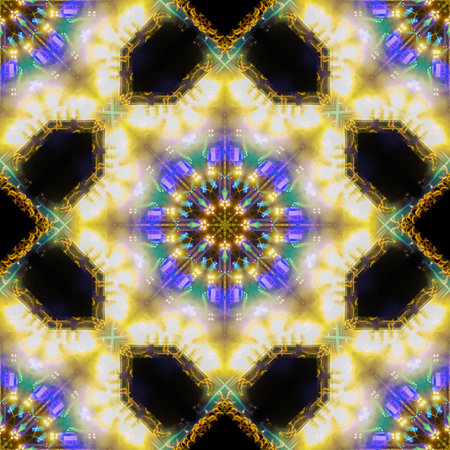 Abstract texture background for design. Stage light and smoke on stage, lighting and spotlightsの写真素材