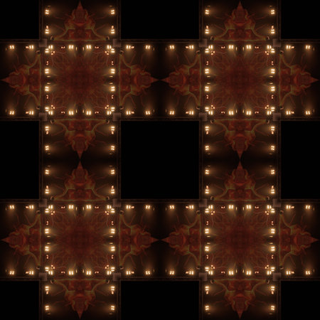 Abstract texture background for design. Stage light and smoke on stage, lighting and spotlightsの写真素材