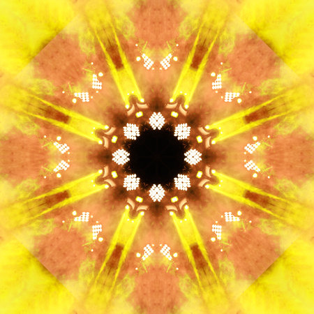 Abstract texture background for design. Stage light and smoke on stage, lighting and spotlightsの写真素材