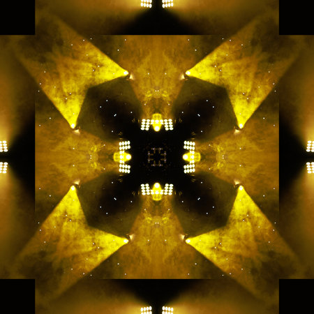 Abstract texture background for design. Stage light and smoke on stage, lighting and spotlightsの写真素材