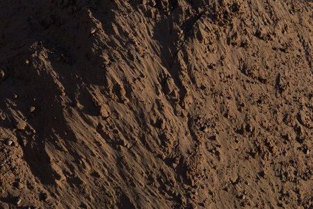 Texture of sand and earth, sand dunes and mountains
