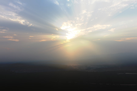 sky at eveningの写真素材