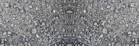 Dry soil. Defocus stony grey desert soil texture. Gray dry ground with small stones. Close-up from...