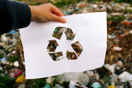 ollect trash and plastic waste in a public park. sustainable ecological cleanup teamwork...