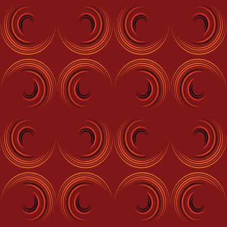 Abstract pattern in autumn colorsのイラスト素材