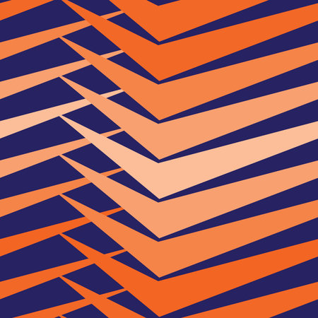 Vector modern seamless colorful geometry pattern, color blue orange abstract geometric background, retro texture, hipster fashion design.のイラスト素材