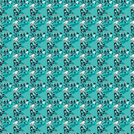 Abstract seamless pattern in a shades of blue. Vector illustrationのイラスト素材