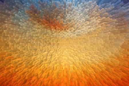 Abstract colorful 3D extrude background.の写真素材