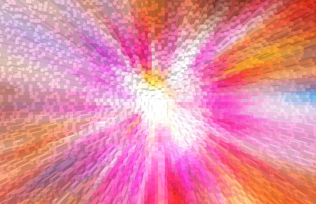 Abstract colorful 3D extrude background.の写真素材