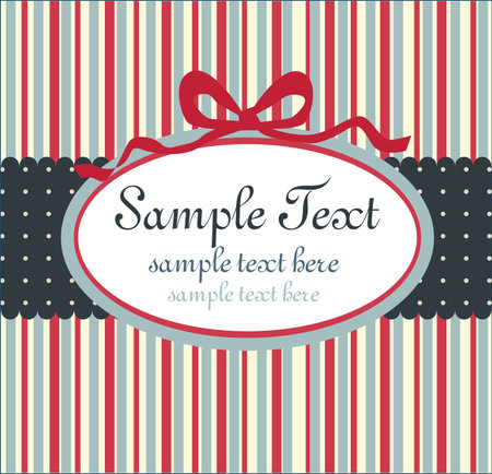 Template frame design for greeting cardのイラスト素材