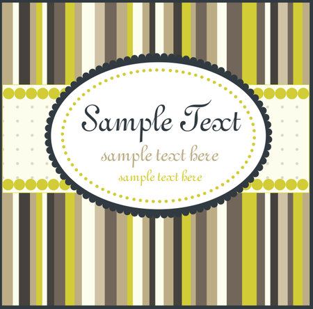 Template frame design for greeting cardのイラスト素材