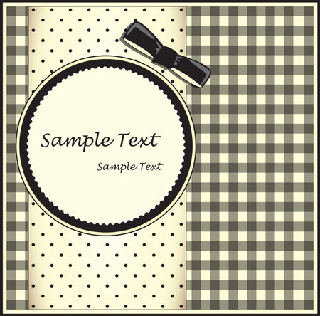 Template frame design for greeting cardのイラスト素材