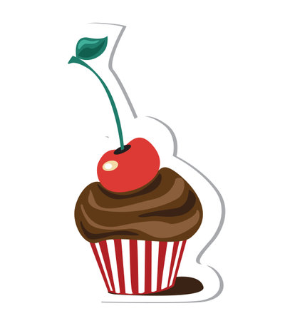 Cupcakeのイラスト素材