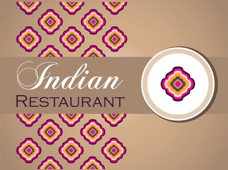 restaurant menu designのイラスト素材