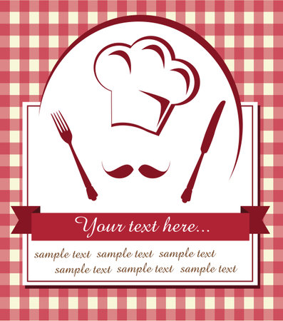 menu card design のイラスト素材