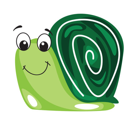 cute snailのイラスト素材