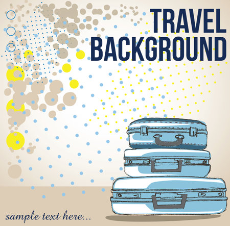 travel backgroundのイラスト素材