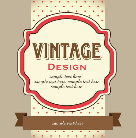 greeting card template designのイラスト素材