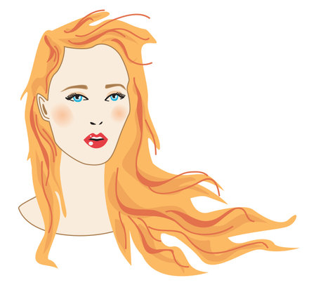 woman face のイラスト素材