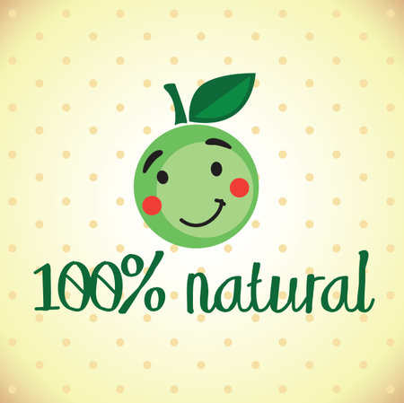 vector label for bio   organic productのイラスト素材