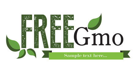 gmo free labelのイラスト素材