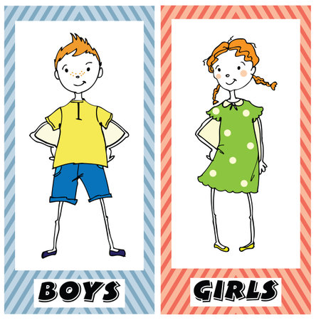 WC sign for kidsの写真素材