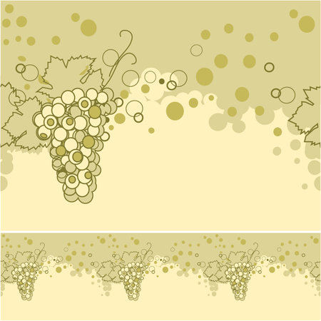 Seamless from white wine, champagneのイラスト素材