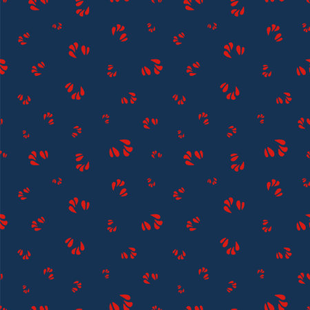 Abstract Small Floral Droplet Shape Pattern. Seamless Vector Floral Background. Simple Hand Drawn Floral Design. Fabric, Fashion, Home Decor,Print.のイラスト素材