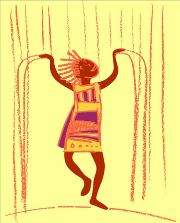 Rain in Ugandaのイラスト素材