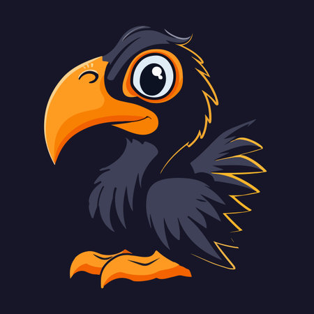 Cute dodo bird mascot vector illustrationのイラスト素材