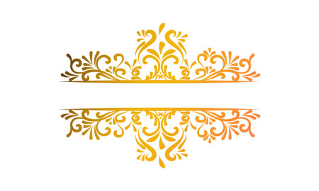 Beautiful vintage vector decorative elements and ornaments designのイラスト素材