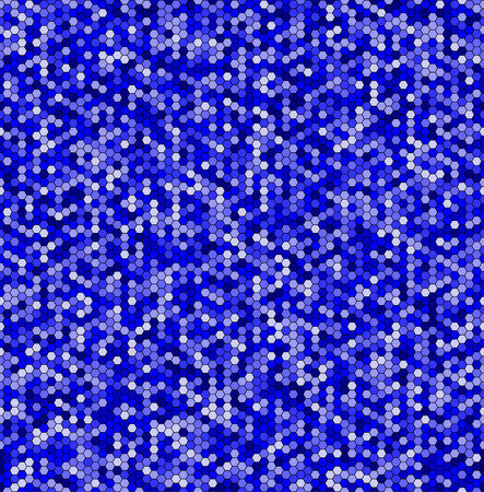 Seamless abstract background with blue hexagon. Vector illustration
