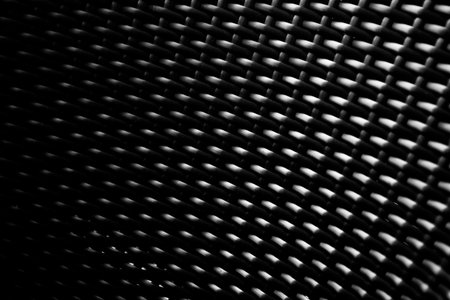 black and white gradient background with diagonal placement of the horizontal passageの写真素材