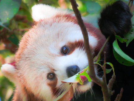 Image of famous red panda.の写真素材