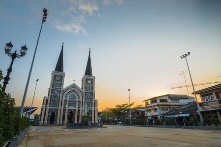 Chanthaburi roman catholic in the morning