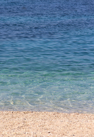 Clear Adriatic sea waterの写真素材