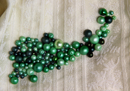 Items for handmade bijouterie knitting and sewingの写真素材