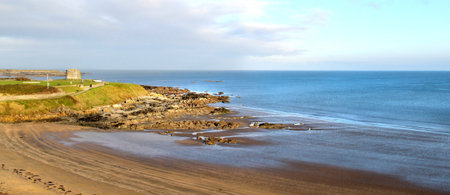 Beautiful view of Irish seacoast and sea, Irelandのeditorial素材