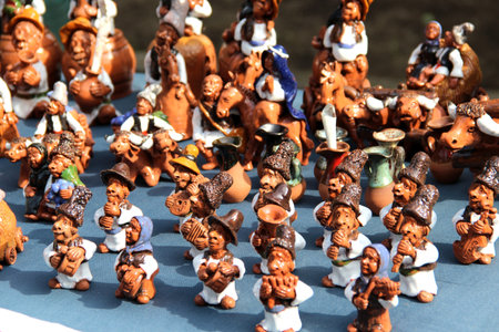 Mix beautiful traditional Moldavian souvenirs