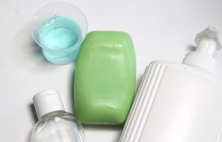 Corona virus 2019, hygienic items, tube test and mask